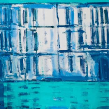 Venedig, 2020, Öl auf Leinwand – Wolf-Bertram Becker